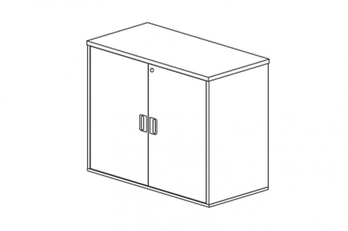 Swinging Door Low Cabinet