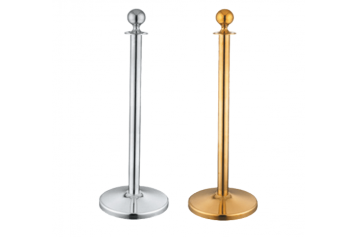 Stainless Steel Q-up Stand- Velvet Rope Type