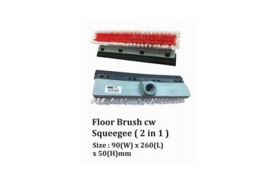 Floor Brush cw Squeegee (2 in 1)