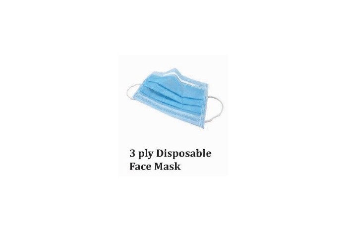 3 Ply Disposable Face Mask