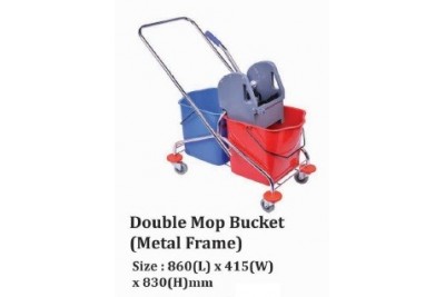 Double Mop Bucket (Metal Frame)