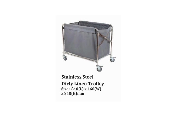 Stainless Steel Dirty Linen Trolley