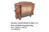 Powder Coated Maid Trolley c/w Door & Multi-Function Bag