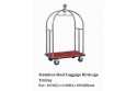 Stainless Steel Luggage Birdcage Trolley