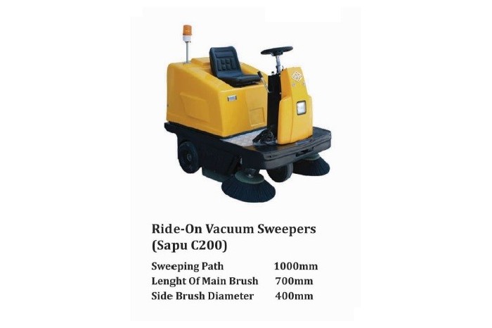 Ride-On Vacuum Sweepers (Sapu C200)