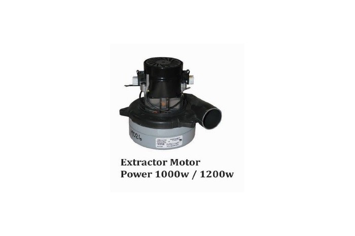 Extractor Motor Power 1000 W / 1200W