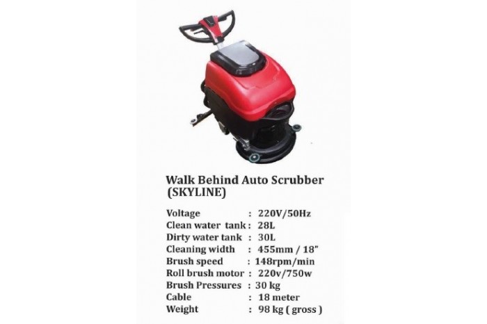 Walk Behind Auto Scrubber (SKYLINE)