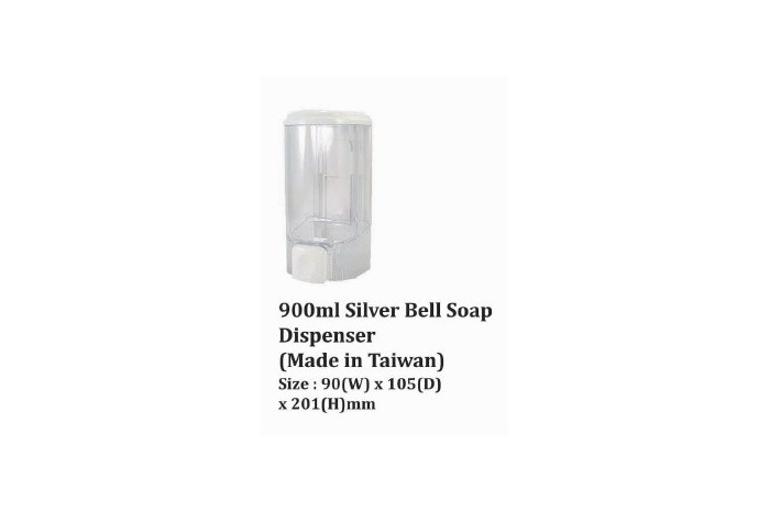 Silver Bell Soap Dispenser