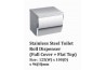 Stainless Steel Toilet Roll Dispenser (Full Cover + Flat Top)