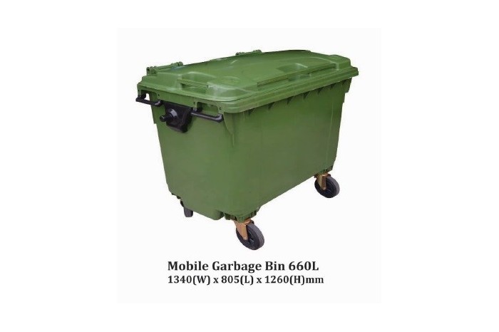 Mobile Garbage Bin 660L