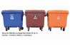 Recycle Mobile Garbage Bin 660L (3 in 1)