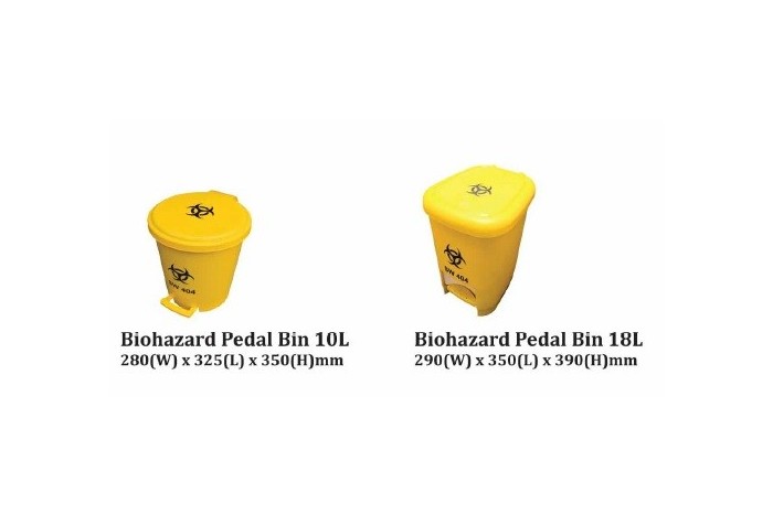 Biohazard Pedal Bin