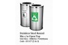 Stainless Steel Round Bin c/w Open Top