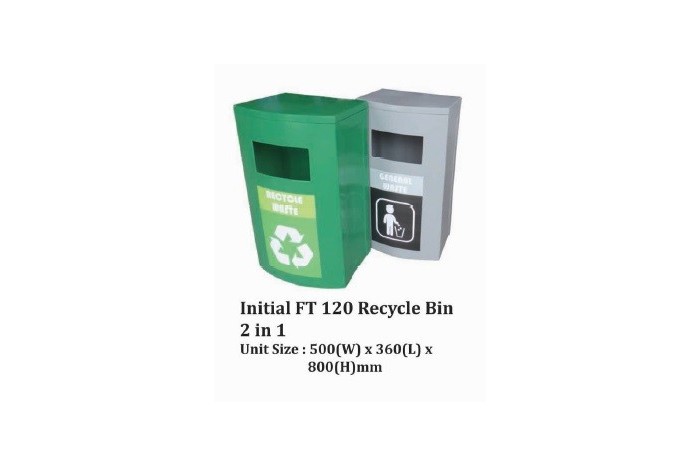 Initial FT 120 Recycle Bin 2 in 1