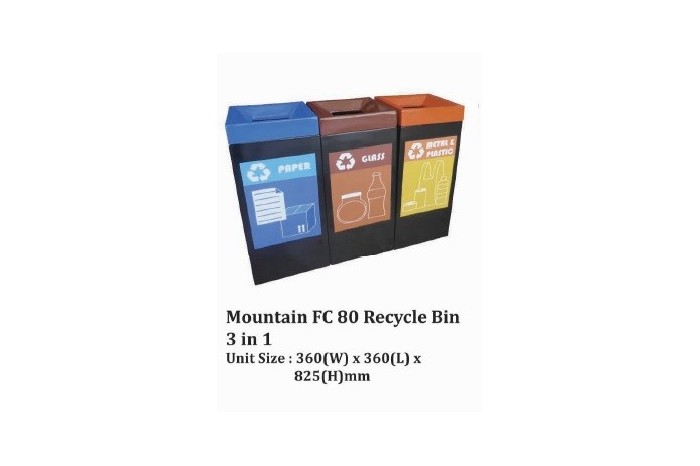 Mountain FC 80 Recycle Bin 3 in 1