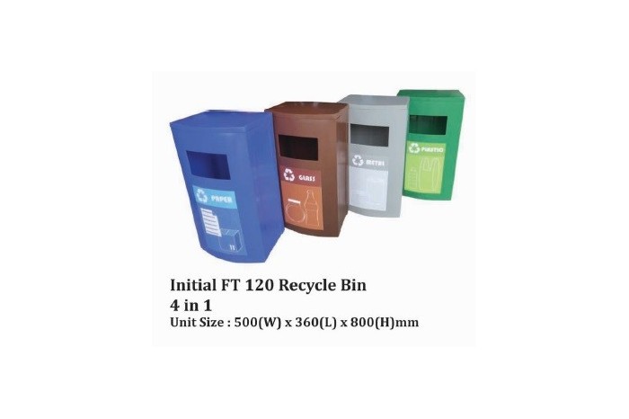 Initial FT 120 Recycle Bin 4 in 1