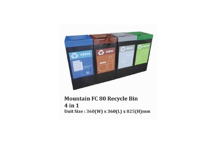 Mountain FC 80 Recycle Bin 4 in 1