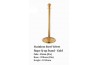 Stainless Steel Velvet Rope Q-up Stand -Gold