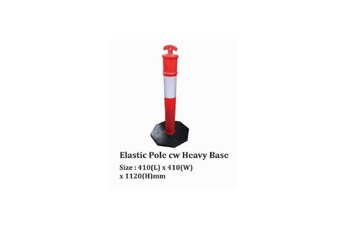 Elastic Pole cw Heavy Base