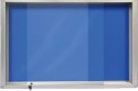 Aluminium Frame Notice Board With Sliding Glass Cabinet