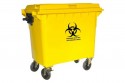 Biohazard Mobile Garbage Bin 4-Wheel (660 liters)