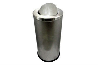 Stainless Steel Bin Round c/w Flip Top