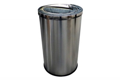 Stainless Steel Bin Round c/w Flip Top (XL)