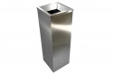 Stainless Steel Bin Square c/w Open Top