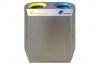 Stainless Steel Recycle Bin Flat 2 in 1