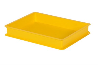 Stackable Food Grade Tray - Yellow