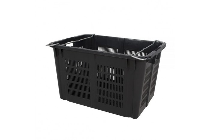 Industrial Stackable Basket 933 (Black)