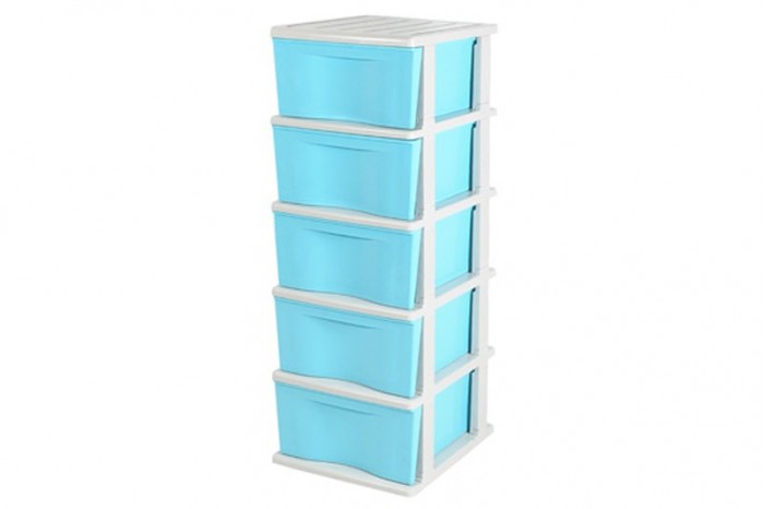 5 Tiers Trendy Drawer -Blue / Purple