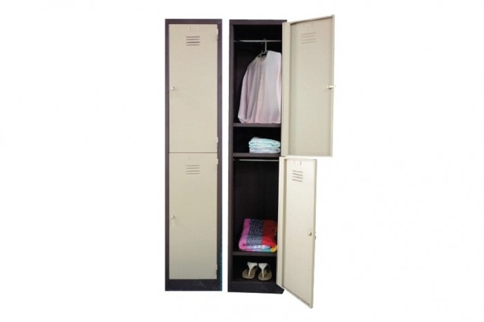 2 Compartment Steel Locker