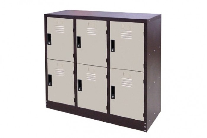 6 Compartment Steel Locker (Half Height Locker)