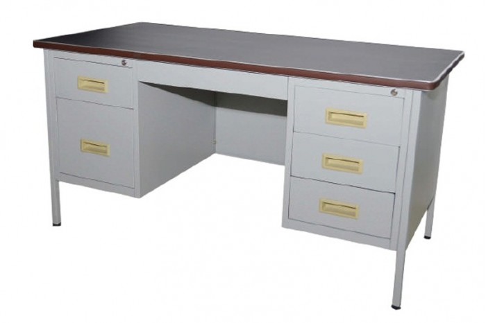 5' Double Pedestal Desk