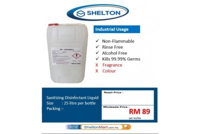 Sanitizing & Disinfectant Liquid (25 Litre)