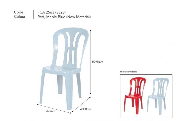 Plastic Chair - Red