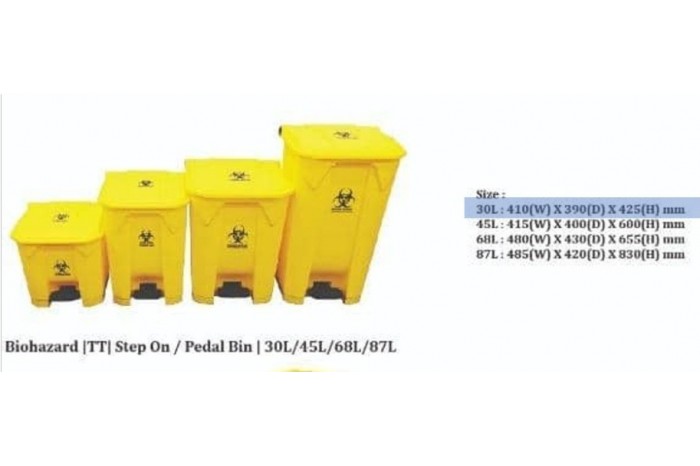 Biohazard TT Pedal bin