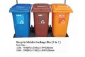 Recycle Mobile Garbage Bin (3 in 1)