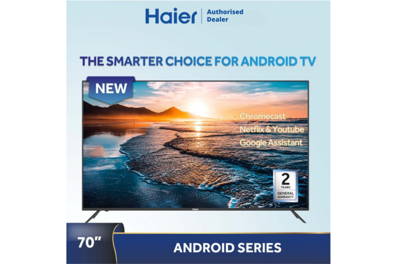 SMART TV 75'' 4K ANDR 9.0 HAIER