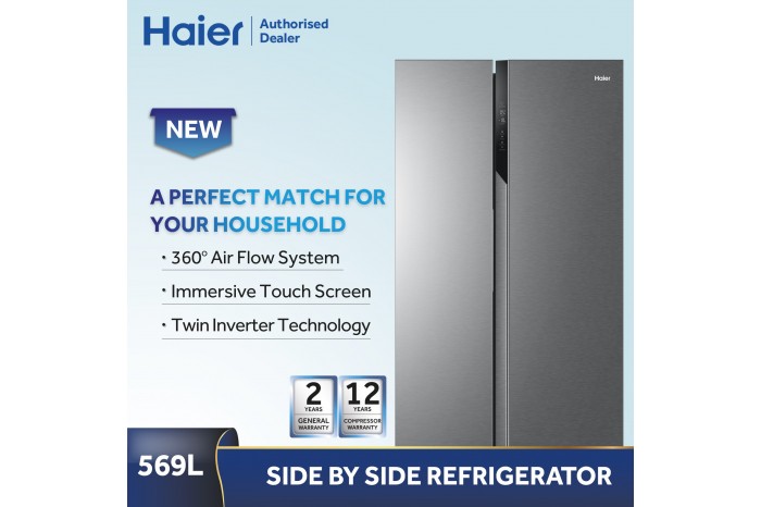 Haier Fridge 2-Door Side-by-Side Series (REFRIGERATOR)