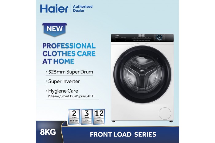 Haier Frond Load Series (WASHING MACHINE) 8KG