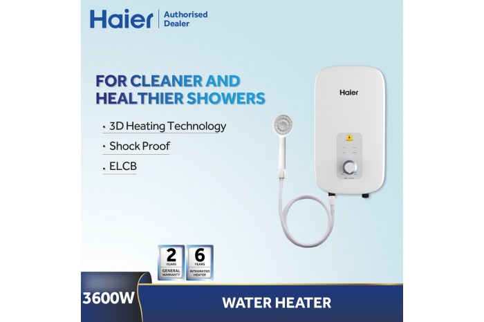 Haier Electric Instantaneous Water Heater (ECONOMY) - Shelton Mart ...