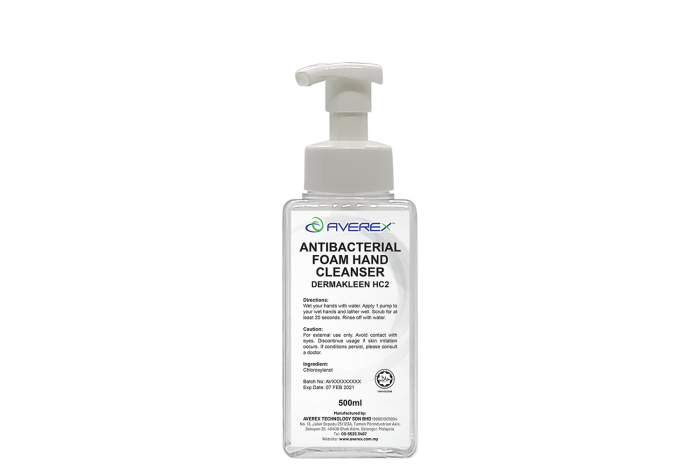 Antibacterial Foam Hand Cleanser (DERMAKLEEN HC2)