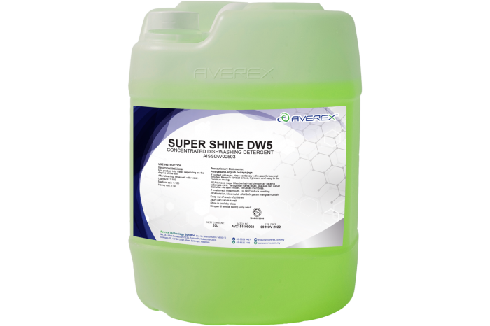 Super Concentrated Dishwashing Detergent (SUPER SHINE DW5)