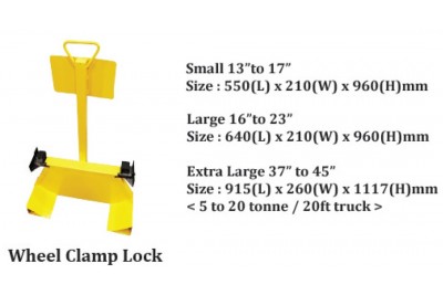 Wheel Clamp Lock