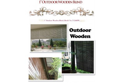 Outdoor Wooden Blind