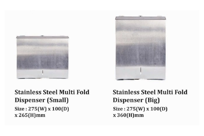 Stainless Steel Multi-fold Dispenser