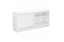 OPEN SHELF + SLIDING DOOR LOW CABINET