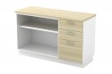 Open Shelf + Fixed Pedestal 2D1F